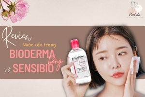 Review Nước Tẩy Trang Bioderma Hồng Crealine Và Sensibio