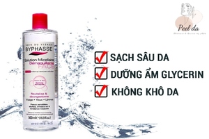 Nước tẩy trang Byphasse mẫu mới 2020 không làm khô da