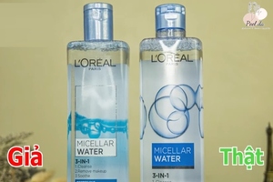 Phân Biệt Nước Tẩy Trang Loreal Thật Giả