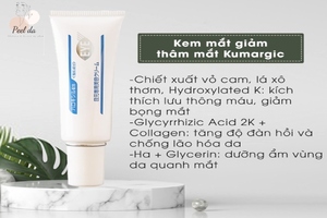 Review kem trị thâm mắt Kumargic về thành phần