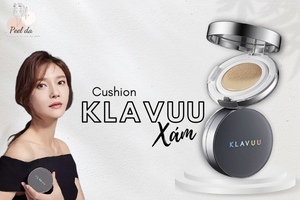 Review Phấn Nước Cushion Klavuu Xám High Coverage Tension