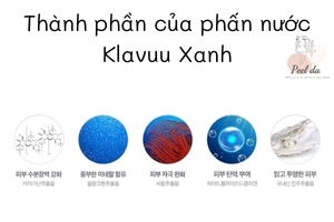 Thành phần chính trong cushion Klavuu xanh