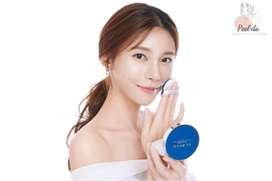 Cách sử dụng cushion Klavuu xanh
