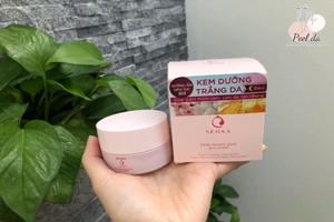 review kem dưỡng senka ban đêm về thiết kế