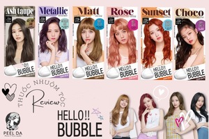 Review Thuốc Nhuộm Tóc Bọt Biển Hello Bubble Mise En Scene