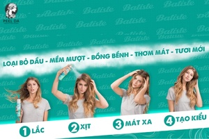 dầu gội đầu khô Batiste